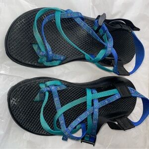 Chaco  Black and Teal Women's Sandals size 7